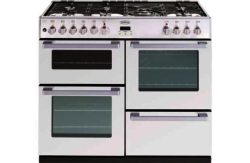 Belling DB4100DF Dual Fuel Range Cooker - White/Ins/Del/Rec